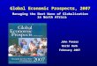 John Panzer World Bank February 2007 Global Economic Prospects, 2007 Managing the Next Wave of Globalization in North Africa