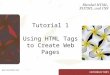INTRODUCTORY Tutorial 1 Using HTML Tags to Create Web Pages