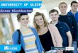 UNIVERSITY OF ULSTER Ulster Blockbusters UCAS: PERSONAL STATEMENT OF ULSTER ULSTER BLOCKBUSTERS How to play? The Ulster Blockbusters game is an interactive