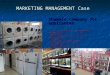 MARKETING MANAGEMENT Case Shamale company for appliances. Issac Anwar Al - Bardaweel 12011-1451 Issac Anwar Al - Bardaweel 12011-1451 Mohamed Talal AL-