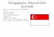 Singapore Education System Majority of people speak those languages Citizen Singapore Schools Education Emphasis What is moral education?? Singlish lah!