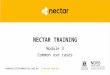 Communications@nectar.org.au | nectar.org.au NECTAR TRAINING Module 3 Common use cases