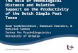 The Role of Phonological Distance and Relative Support on the Productivity of the Dutch Simple Past Tense Bram Vandekerckhove, Emmanuel Keuleers, & Dominiek