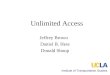 Unlimited Access Jeffrey Brown Daniel B. Hess Donald Shoup Institute of Transportation Studies