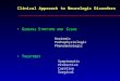 Clinical Approach to Neurologic Disorders Anatomic Pathophysiologic Phenomenologic Symptomatic Protective Curative Surgical