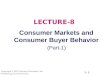 Consumer Markets and Consumer Buyer Behavior (Part-1) LECTURE-8