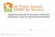 Implementing the NC Guidance Essential Standards using the ASCA National Model
