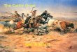 The Cattle Drive Get A Job!!!. After the Civil War, when soldiers came home to Texas they found the place swarming with longhorn cattle. After the Civil