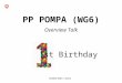 PP POMPA (WG6) Overview Talk COSMO GM11, Rome st Birthday
