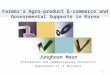 1 Farmer's Agro-product E-commerce and Governmental Supports in Korea Junghoon Moon Information and Communications University Department of IT Business