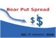 Bear Put Spread 碩財二甲 MA080104 陳俊諺. When to Use a Bear Put Spread Moderately Bearish An investor often employs the bear put spread in moderately bearish