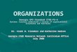 ORGANIZATIONS Georgia GPS Standard CTAE-FS-6 Systems: Learners understand a variety of organizational structures and functions. Dr. Frank B. Flanders and