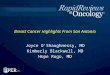 Breast Cancer Highlights From San Antonio Joyce O'Shaughnessy, MD Kimberly Blackwell, MD Hope Rugo, MD