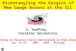 Disentangling the Origins of New Gauge Bosons at the ILC S. Godfrey, Carleton University Workshop on Possible Parity Restoration at High Energy Jun. 11-12,