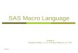 5/30/2010 SAS Macro Language Group 6 Pradnya Nimkar, Li Lin, Linsong Zhang & Loc Tran