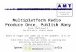 Radio no longer just comes out of the speakers, it is on many platforms. Steve Ahern will show you trends on creating and publishing multiplatform content