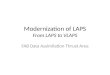 Modernization of LAPS From LAPS to VLAPS FAB Data Assimilation Thrust Area