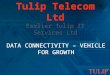 Tulip Telecom Ltd Earlier Tulip IT Services Ltd DATA CONNECTIVITY – VEHICLE FOR GROWTH