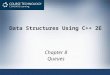 Data Structures Using C++ 2E Chapter 8 Queues. Data Structures Using C++ 2E2 Objectives Learn about queues Examine various queue operations Learn how