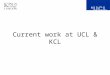 Current work at UCL & KCL. Project aim: find the network of regions associated with pleasant and unpleasant stimuli and use this information to classify