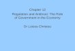 Chapter 12 Regulation and Antitrust: The Role of Government in the Economy Dr Loizos Christou