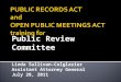 Public Review Committee Linda Sullivan-Colglazier Assistant Attorney General July 28, 2011