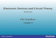 FET Amplifiers Chapter 8 Boylestad Electronic Devices and Circuit Theory