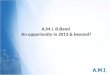 A.M.I. B-Band An opportunity in 2013 & beyond? 1