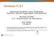 Session C-17 National Student Loan Database System- NSLDS Aggregate Calculations Brenda Seidel U.S. Department of Education Jim Yoder Vangent The PDF embedded