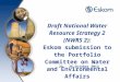 Draft National Water Resource Strategy 2 (NWRS 2): Eskom submission to the Portfolio Committee on Water and Environmental Affairs 23 - 26 October 2012