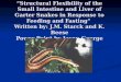 “Structural Flexibility of the Small Intestine and Liver of Garter Snakes in Response to Feeding and Fasting” Written by: J.M. Starck and K. Beese Power