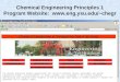Chemical Engineering Principles 1 Program Website: chegr