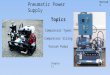 MECH1300 Pneumatic Power Supply Topics Compressor Types Compressor Sizing Vacuum Pumps Chapter 11