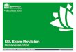PUBLIC SCHOOLS NSW – SOUTH WESTERN SYDNEY REGION Merrylands High School ESL Exam Revision