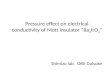 Pressure effect on electrical conductivity of Mott insulator “Ba 2 IrO 4 ” Shimizu lab. ORII Daisuke 1