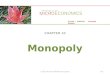 SAYRE | MORRIS Seventh Edition Monopoly CHAPTER 10 10-1© 2012 McGraw-Hill Ryerson Limited
