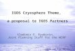 IGOS-P11, Rome, 27 May 2004, Cryo Theme IGOS Cryosphere Theme, a proposal to IGOS Partners Vladimir E. Ryabinin, Joint Planning Staff for the WCRP vryabinin@wmo.int