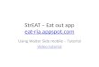 StrEAT – Eat out app eat-ria.appspot.com eat-ria.appspot.com Using Waiter Side mobile – Tutorial Video tutorial