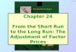 Of 241 Chapter 24 From the Short Run to the Long Run: The Adjustment of Factor Prices
