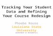 Tracking Your Student Data and Refining Your Course Redesign Phoebe Rouse Louisiana State University DEPARTMENT OF MATHEMATICS