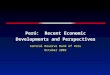 Perú: Recent Economic Developments and Perspectives Central Reserve Bank of Peru October 2002