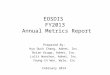 EOSDIS FY2013 Annual Metrics Report Prepared By: Hyo Duck Chang, Adnet, Inc. Brian Krupp, Adnet, Inc. Lalit Wanchoo, Adnet, Inc. Young-In Won, Wyle, Inc