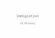 Immigration US History. Nation of Immigrants Always has been a “nation of immigrants” After Civil War, industrialization brought even more immigrants