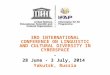 3RD INTERNATIONAL CONFERENCE ON LINGUISTIC AND CULTURAL DIVERSITY IN CYBERSPACE - 28 June - 3 July, 2014 Yakutsk, Russia