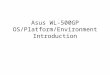 Asus WL-500GP OS/Platform/Environment Introduction