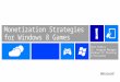 Monetization Strategies for Windows 8 Games Shai Hinitz Sr. Program Manager Windows PC Planning & Ecosystem