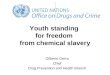 Youth standing for freedom from chemical slavery Gilberto Gerra Chief Drug Prevention and Health Branch