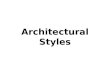 Architectural Styles. Art Deco (1925-1940) Identifying Features: –Smooth wall surface, often stucco –Smooth-faced stone and metal –Polychrome, often with