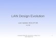 LAN Design Evolution Last Update 2011.07.05 1.2.0 1Copyright 2008-2011 Kenneth M. Chipps Ph.D. 