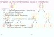 Chapter 15: The Chromosomal Basis of Inheritance Let’s review - Ch 13 - Meiosis makes gametes – sperm & egg - Ch 14 – Mendel studied peas - gametes pass